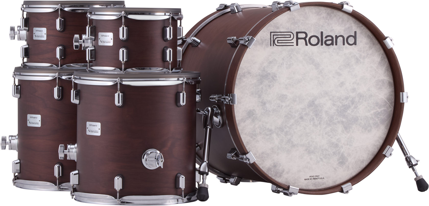 Roland Vad716 V-drums Kit - Satin Walnut - Elektronisch drumstel - Variation 5