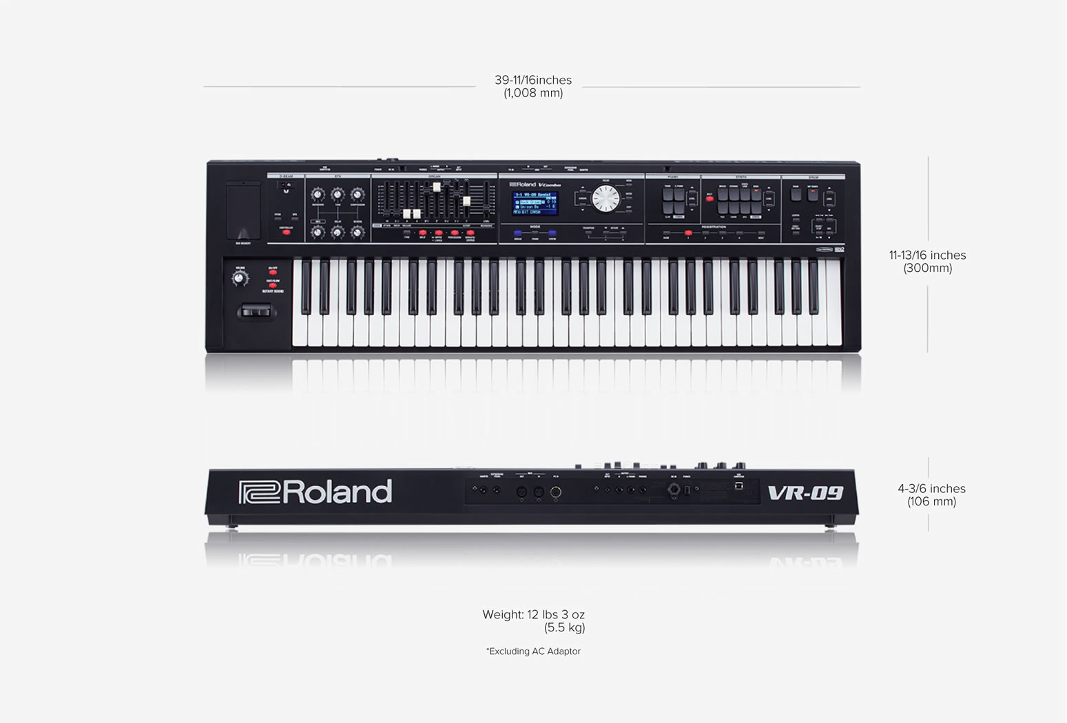 Roland VR-09-B - noir