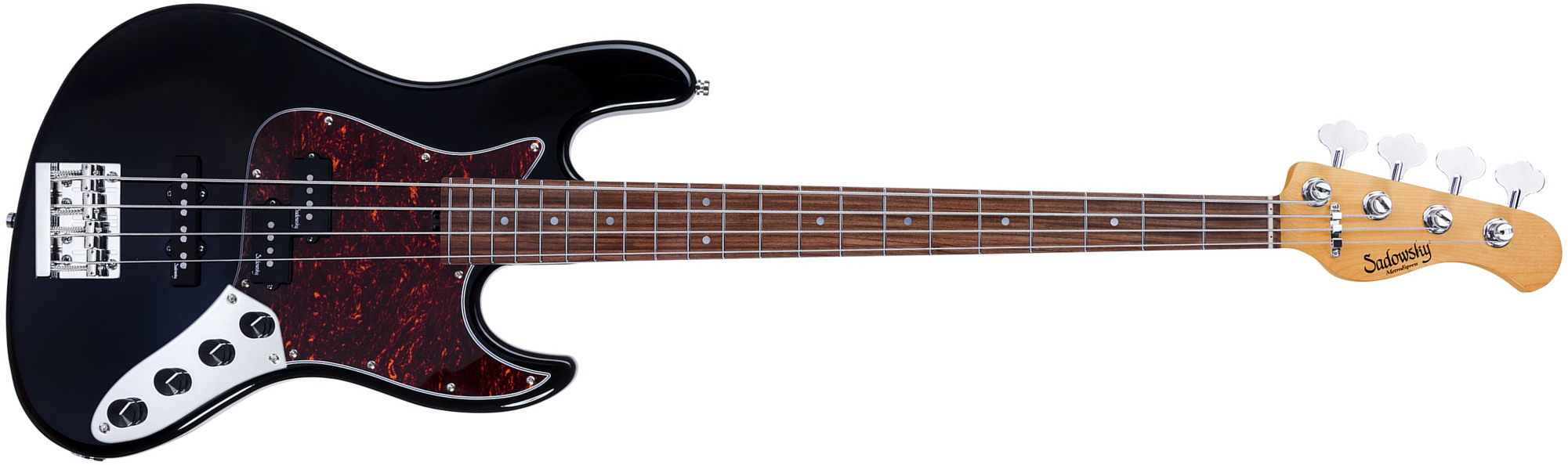 Sadowsky Hybrid Pj Bass 21 Fret 4c Metroexpress V2 Pf - Black Pearl - Solid body elektrische bas - Main picture