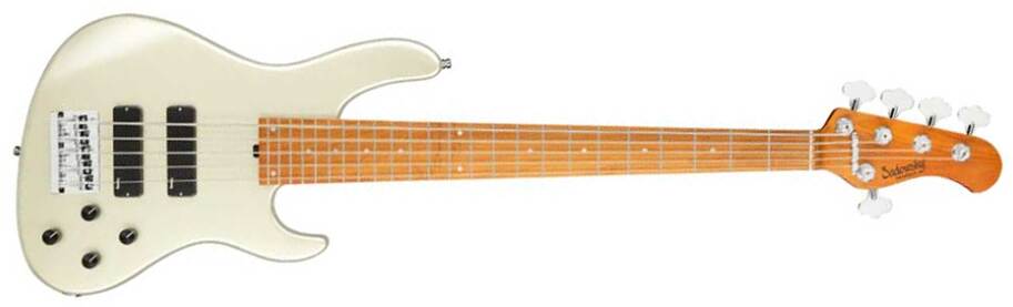 Sadowsky Modern Bass 24-fret 5c Metroexpress Active Mn - Solid Champagne Metallic - Solid body elektrische bas - Main picture