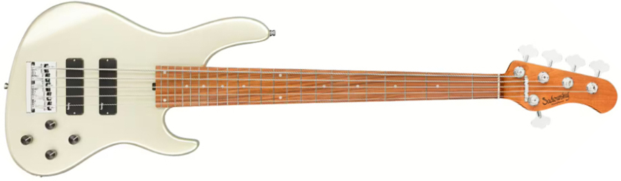 Sadowsky Modern Bass 24-fret 5c Metroexpress Active Mor - Solid Champagne Metallic - Solid body elektrische bas - Main picture