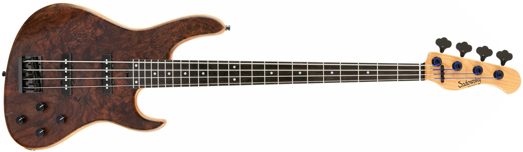 Sadowsky Modern Bass 24 Frets 4c Metroline Ltd 2021 All Okoume Active Mor - Natural - Solid body elektrische bas - Main picture