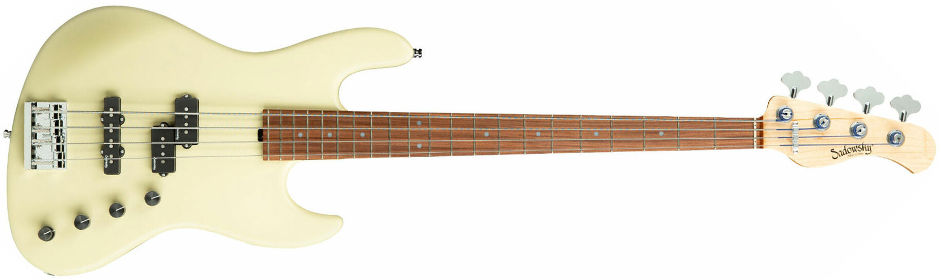 Sadowsky Verdine White 21 Fret 4c Metroline Signature All Active Pf - Olympic White - Solid body elektrische bas - Main picture