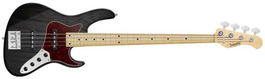 Sadowsky Vintage J/j Bass 24 Fret Ash 4c Metroline All Active Mn - Nirvana Black Trans. Satin - Solid body elektrische bas - Main picture