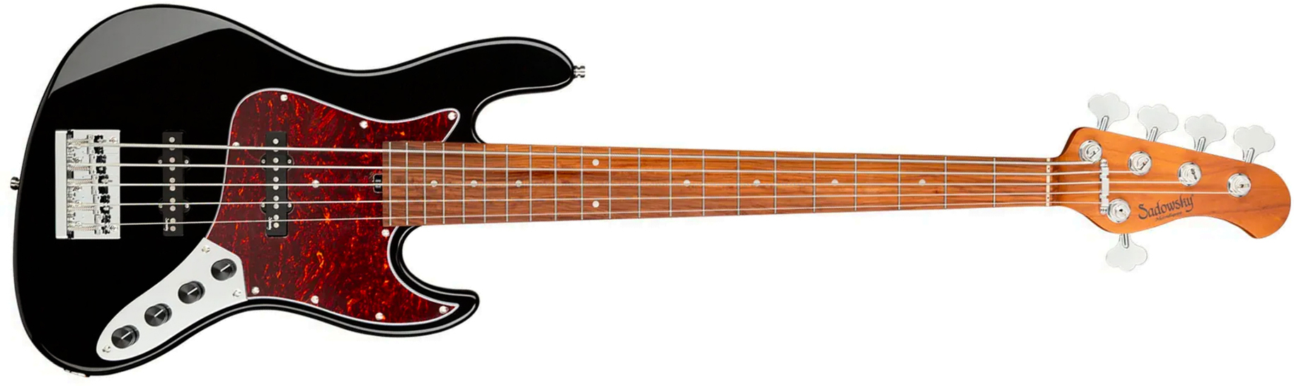 Sadowsky Vintage Jj Bass 21f 5c Metroexpress Mor - Black - Solid body elektrische bas - Main picture