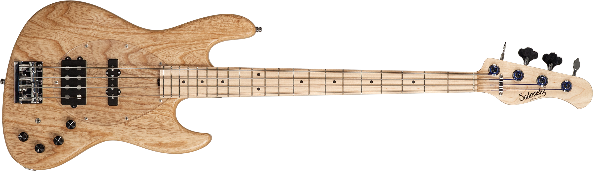 Sadowsky Vintage M/j Bass 21f Ash 4c Metroline All Active Mn - Natural Satin - Solid body elektrische bas - Main picture