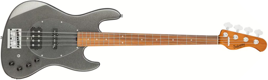 Sadowsky Vintage Mj Bass 21-fret Metroexpress Mor - Silver Sparkle - Solid body elektrische bas - Main picture