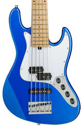 Solid body elektrische bas Sadowsky MetroExpress 21-Fret Hybrid P/J Bass 5 (MN) - Ocean blue metallic