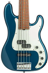 Solid body elektrische bas Sadowsky MetroLine 21-Fret Hybrid P/J Bass Alder 5 (Germany, MOR) - Dark lake placid blue metallic