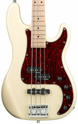 Metroline 21-Fret Hybrid P/J Bass Ash 4-string (Germany, MN) - solid olympic white