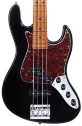 Solid body elektrische bas Sadowsky MetroExpress 21-Fret Hybrid P/J Bass V2 4-String (MN) - Black pearl