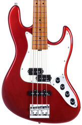 Solid body elektrische bas Sadowsky MetroExpress 21-Fret Hybrid P/J Bass V2 4-String (MN) - Candy apple red