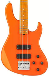 Solid body elektrische bas Sadowsky Metroexpress 24-Fret Modern Bass (MN) - Solid Candy Apple Orange Metallic