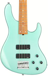 Solid body elektrische bas Sadowsky Metroexpress 24-Fret Modern Bass (MN) - Solid Sage Green Metallic