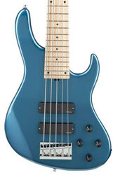 Solid body elektrische bas Sadowsky Modern 5 Ash Metroline 24-Fret (Germany, MN) - Dark lake placid blue metallic