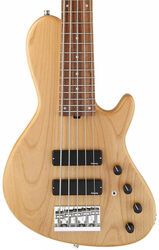 Solid body elektrische bas Sadowsky MetroLine 24-Fret Single Cut Bass Alder 5-String (Germany, PF) - Natural satin