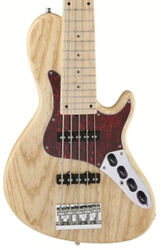 Solid body elektrische bas Sadowsky MetroLine 24-Fret Vintage Single Cut Bass Ash 5-String (Germany, MN) - Natural trans. satin