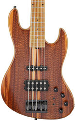 Solid body elektrische bas Sadowsky Metroline 21-Fret Standard M/M Bass 5 Ltd (Germany, MN) - Natural transparent satin