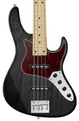 Solid body elektrische bas Sadowsky MetroLine 24-Fret Vintage J/J Bass Ash 4 (Germany, MN) - Nirvana Black Trans. Satin