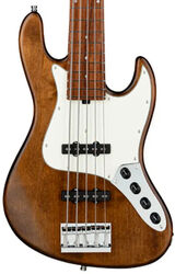 MetroLine 21-Fret Vintage J/J Bass Alder (5-String, Germany, Morado) - antique tobacco transparent satin