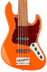 MetroExpress 21-Fret Vintage J/J Bass (MOR) - candy apple orange metallic