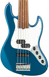 Solid body elektrische bas Sadowsky Metroline 21-Fret Vintage P/J Bass Alder 5 (Germany, MOR) - Dark lake placid blue metallic