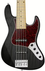 Solid body elektrische bas Sadowsky Will Lee MetroLine 22-Fret Swamp Ash 5-String (GER, MN) - Nirvana Black Transparent Satin