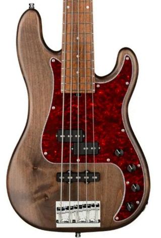 Solid body elektrische bas Sadowsky Metroline 21-Fret Hybrid P/J Bass Alder (5-String, Germany, MOR) - Nirvana Black Transparent Satin