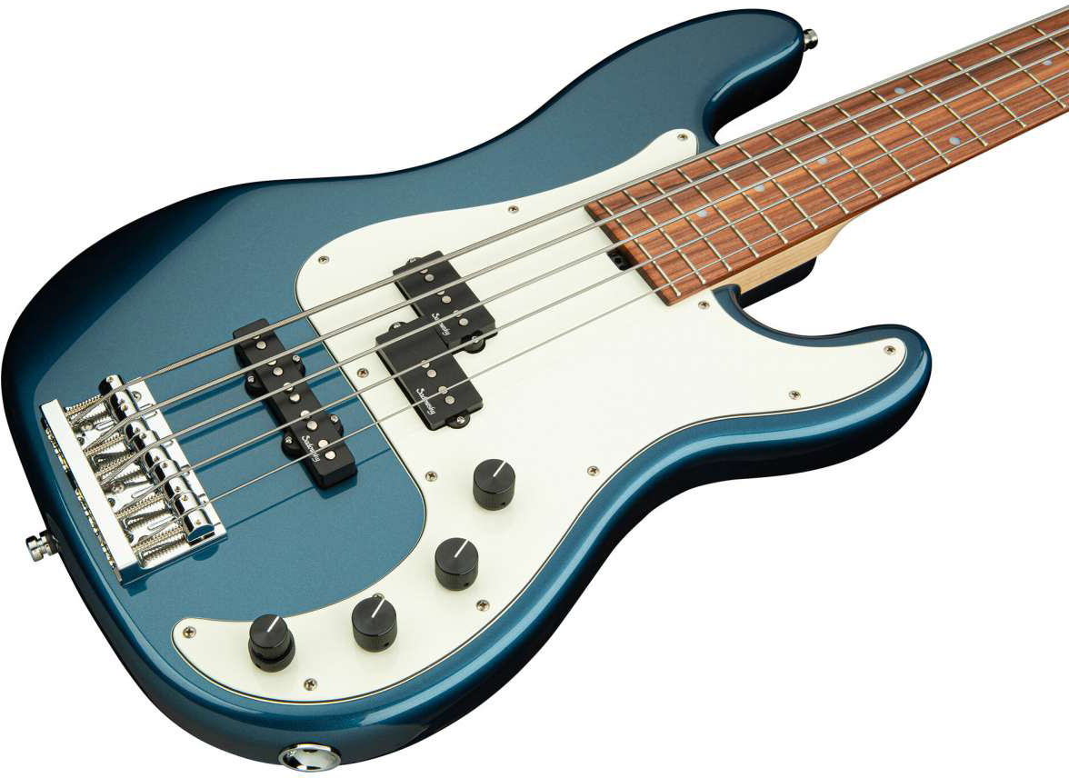 Sadowsky Hybrid P/j Bass 21 Fret Alder 5c Metroline All Active Mor - Dark Lake Placid Blue Metallic - Solid body elektrische bas - Variation 2