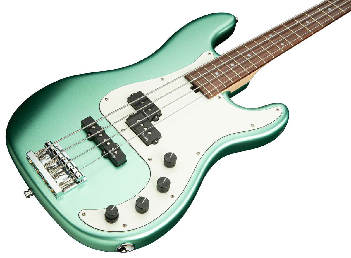 Sadowsky Hybrid P/j Bass 21 Fret Alder 4c Metroline All Active Mor - Sage Green Metallic Satin - Solid body elektrische bas - Variation 2