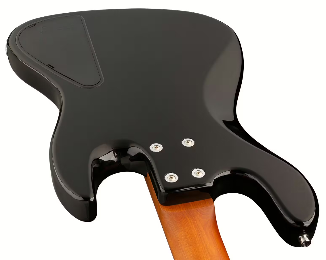 Sadowsky Hybrid Pj Bass 21-fret 4c Lh Metroexpress Gaucher Active Mor - Solid Black - Solid body elektrische bas - Variation 3