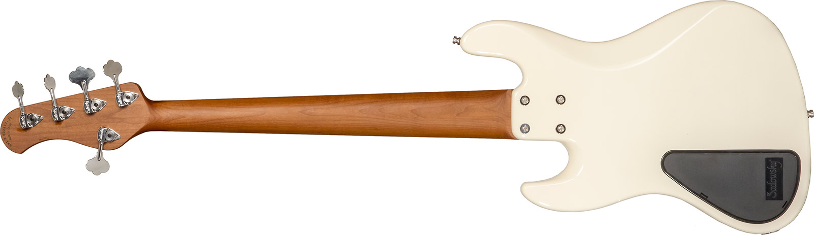 Sadowsky Hybrid Pj Bass 21 Fret 5c Metroexpress V2 Pf - Olympic White - Solid body elektrische bas - Variation 1