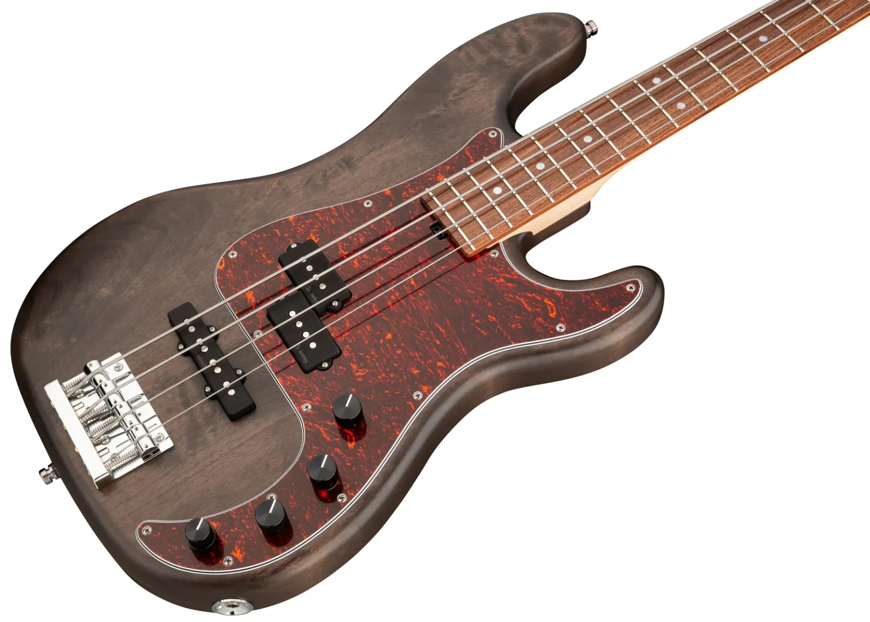 Sadowsky Hybrid Pj Bass 21 Fret Alder 4c Metroline All Active Mor - Nirvana Black Transparent Satin - Solid body elektrische bas - Variation 2