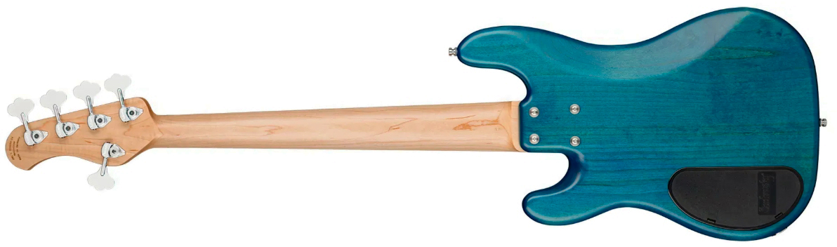 Sadowsky Hybrid Pj Bass 21 Fret Alder 5c Metroline All Active Mor - Ocean Blue Transparent Satin - Solid body elektrische bas - Variation 1