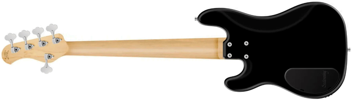 Sadowsky Hybrid Pj Bass 21 Fret Alder 5c Metroline All Active Mor - Solid Black Satin - Solid body elektrische bas - Variation 1
