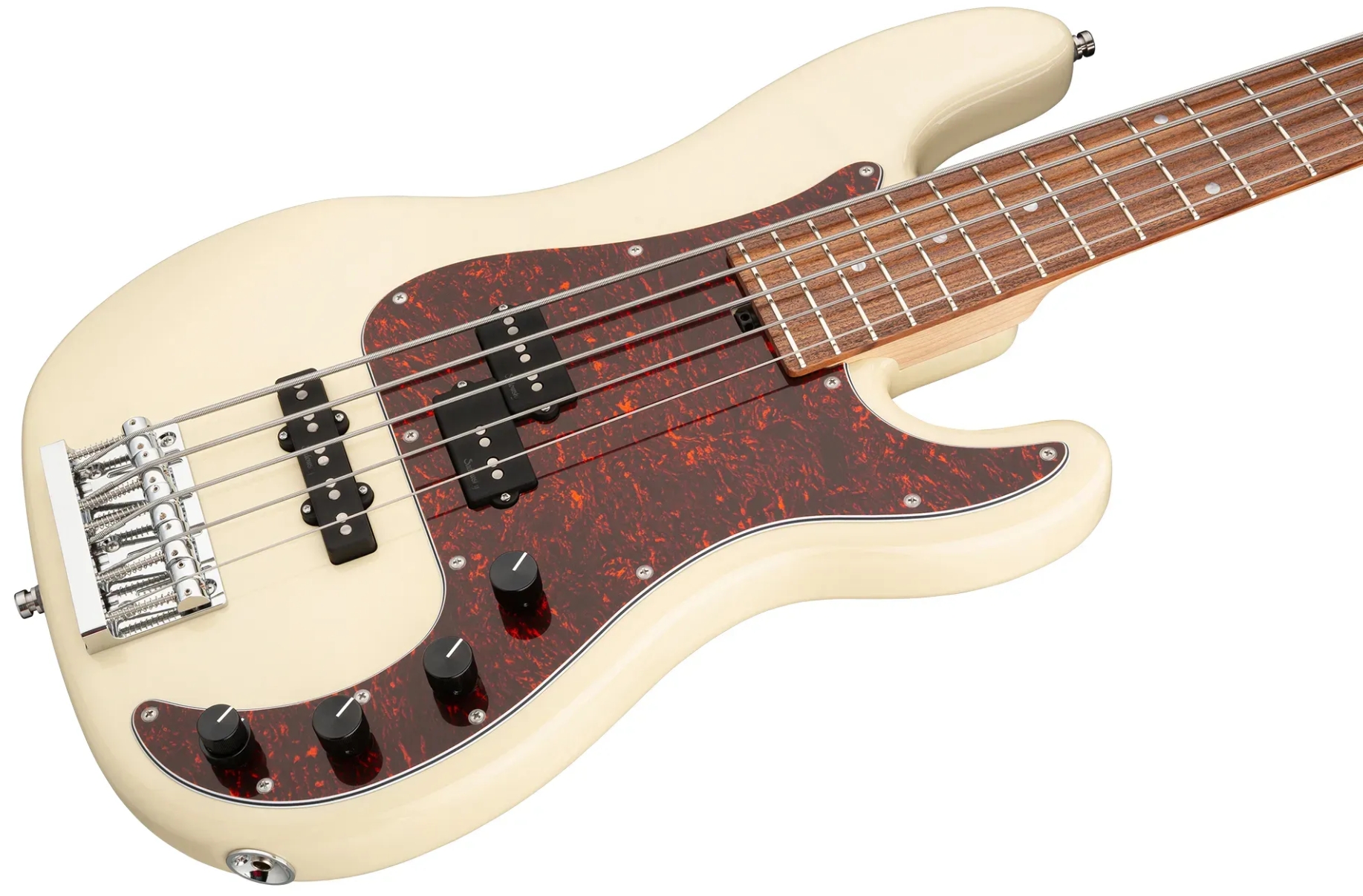Sadowsky Hybrid Pj Bass 21 Fret Alder 5c Metroline All Active Mor - Solid Olympic White - Solid body elektrische bas - Variation 2