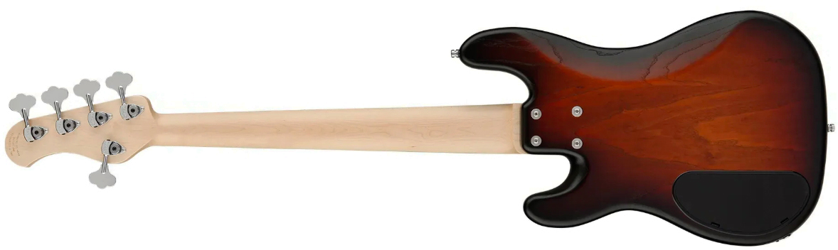 Sadowsky Hybrid Pj Bass 21 Fret Ash 5c Metroline All Active Mn - Almond Sunburst Transparent Satin - Solid body elektrische bas - Variation 1