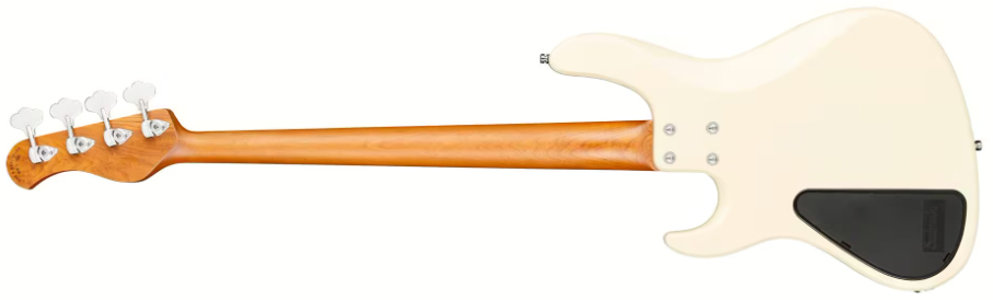 Sadowsky Modern Bass 24-fret 4c Metroexpress Active Mn - Solid Olympic White - Solid body elektrische bas - Variation 1
