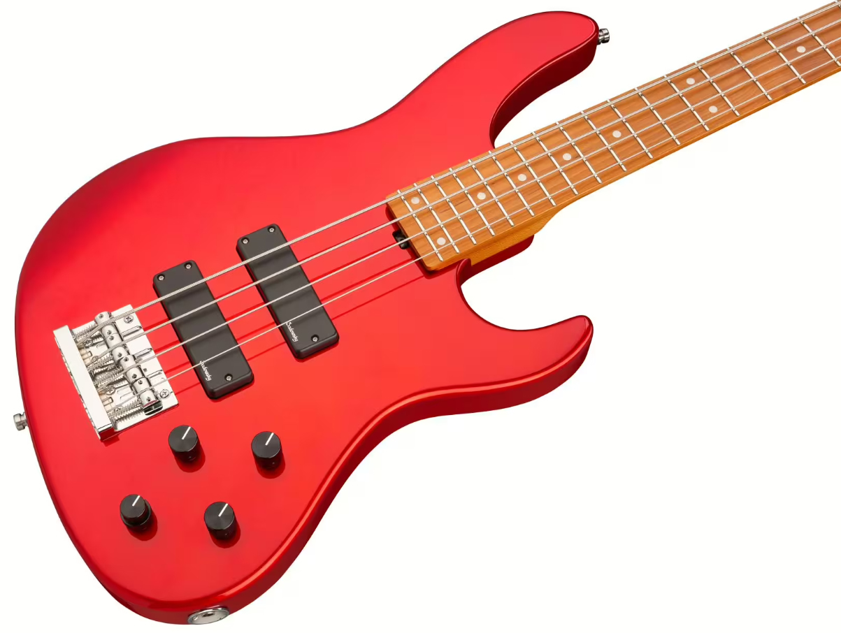 Sadowsky Modern Bass 24-fret 4c Metroexpress Active Mn - Candy Apple Red Metallic - Solid body elektrische bas - Variation 2