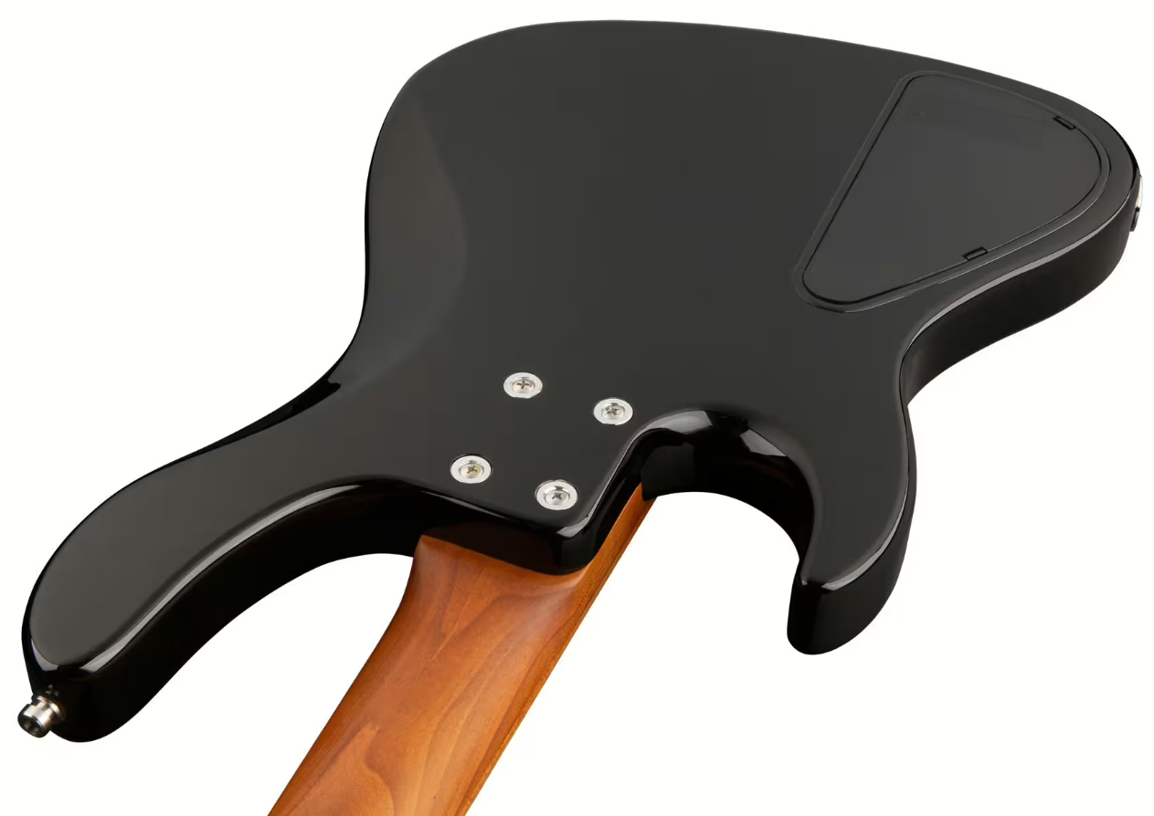 Sadowsky Modern Bass 24-fret 4c Metroexpress Active Mn - Solid Black - Solid body elektrische bas - Variation 3
