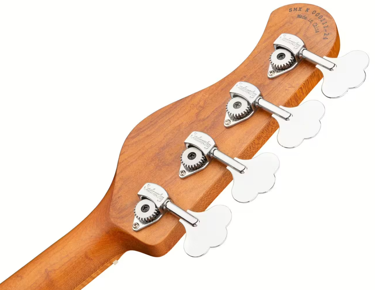 Sadowsky Modern Bass 24-fret 4c Metroexpress Active Mn - Solid Sage Green Metallic - Solid body elektrische bas - Variation 4