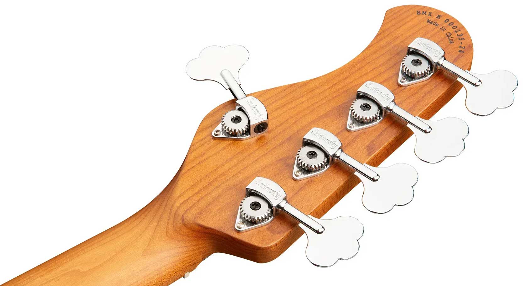 Sadowsky Modern Bass 24-fret 5c Metroexpress Active Mn - Solid Champagne Metallic - Solid body elektrische bas - Variation 5