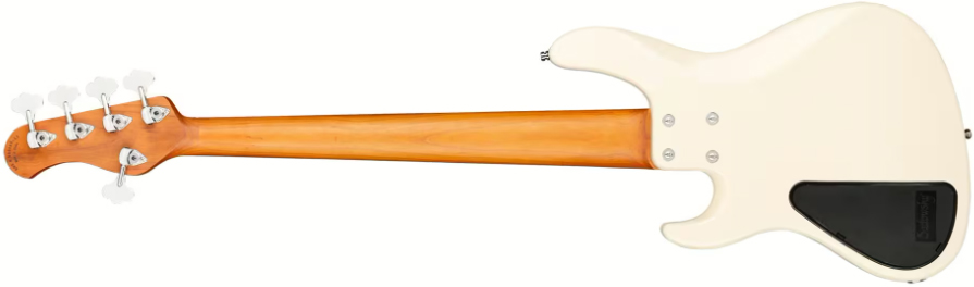 Sadowsky Modern Bass 24-fret 5c Metroexpress Active Mor - Solid Olympic White - Solid body elektrische bas - Variation 1
