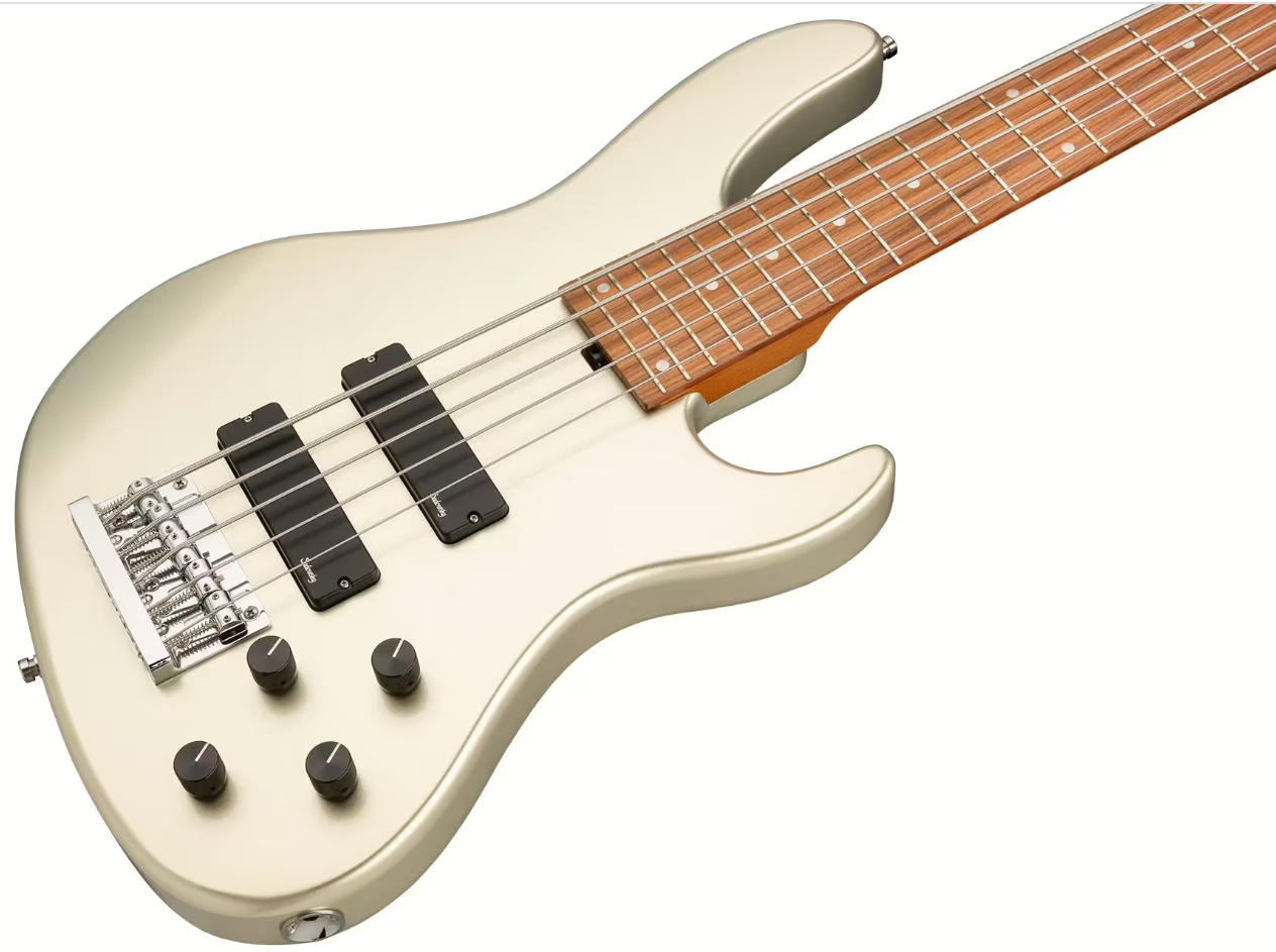 Sadowsky Modern Bass 24-fret 5c Metroexpress Active Mor - Solid Champagne Metallic - Solid body elektrische bas - Variation 2