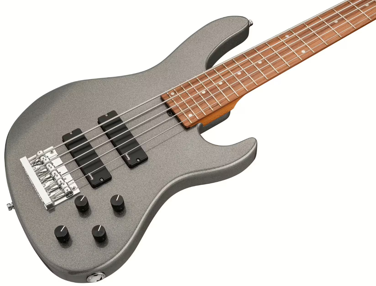 Sadowsky Modern Bass 24-fret 5c Metroexpress Active Mor - Solid Silver Metallic - Solid body elektrische bas - Variation 2