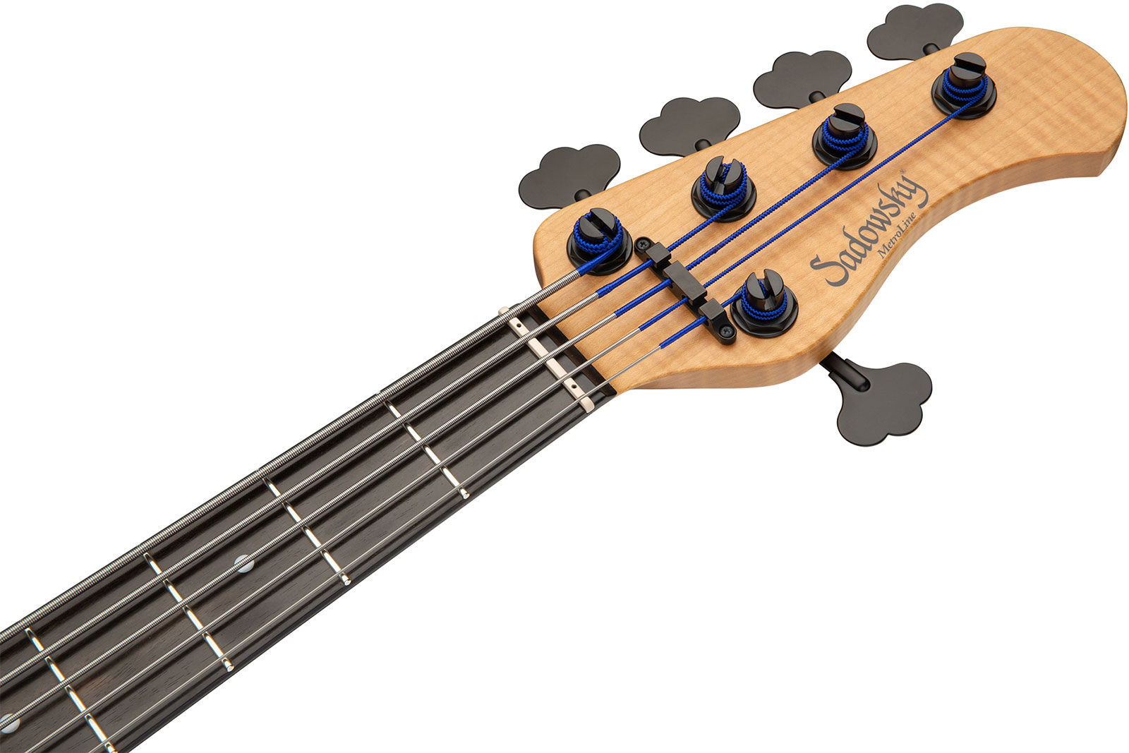 Sadowsky Modern Bass 24 Fret 5c Metroline Ltd 2021 All Okoume Active Mor - Natural - Solid body elektrische bas - Variation 4