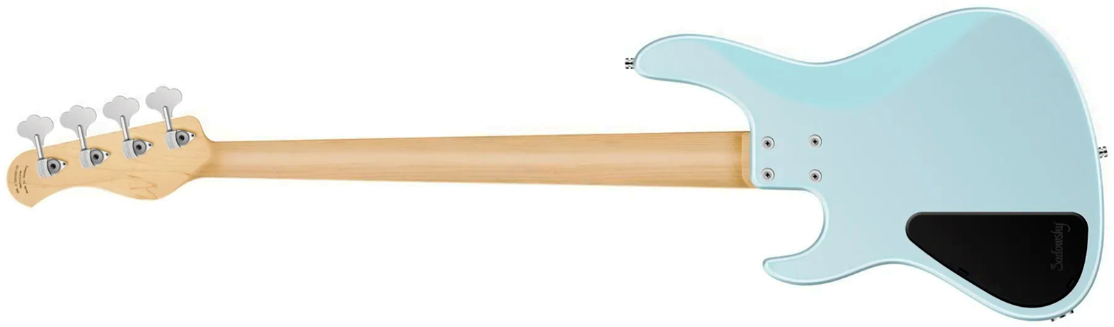 Sadowsky Modern Bass 24 Fret Ash 4c Metroline All Active Mn - Solid Ice Blue Metallic Satin - Solid body elektrische bas - Variation 1