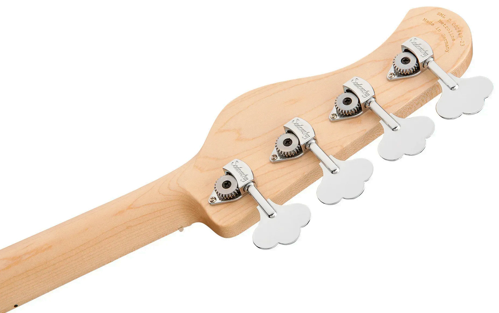 Sadowsky Modern Bass 24 Fret Ash 4c Metroline All Active Mn - Almond Sunburst Transparent Satin - Solid body elektrische bas - Variation 2