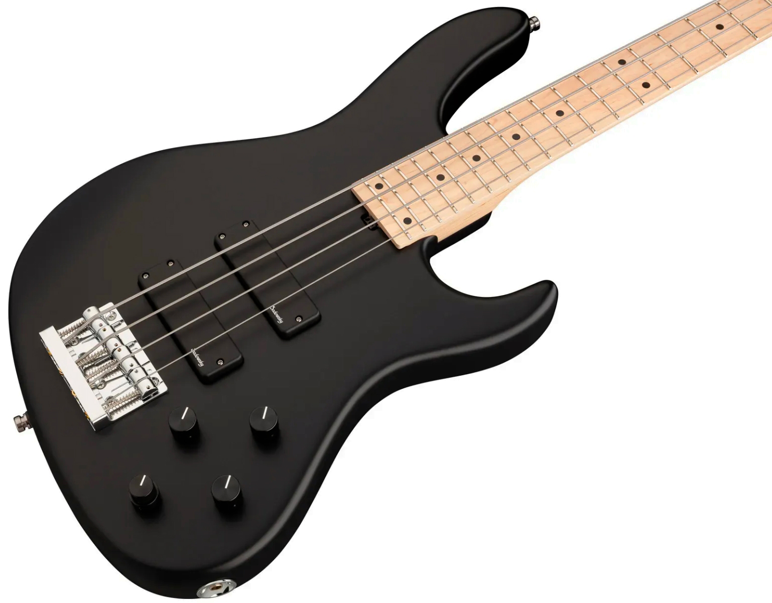 Sadowsky Modern Bass 24 Fret Ash 4c Metroline All Active Mn - Solid Black Satin - Solid body elektrische bas - Variation 2