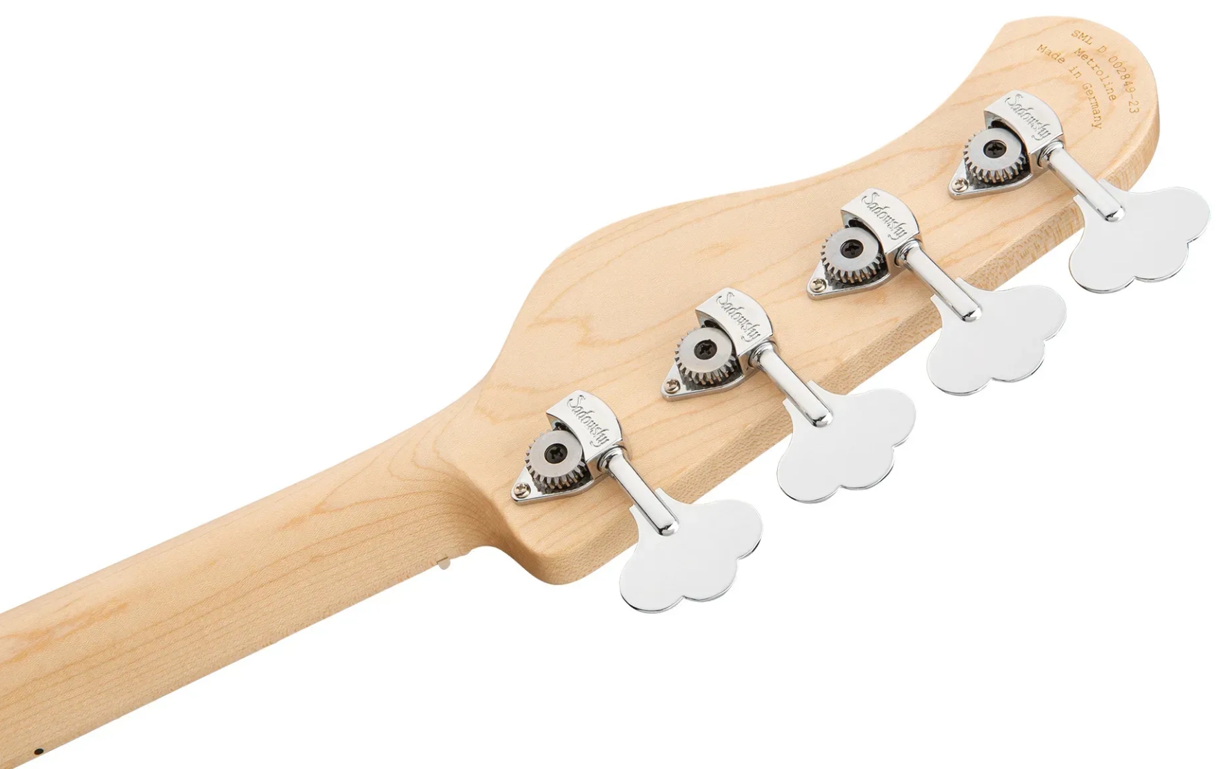 Sadowsky Modern Bass 24 Fret Ash 4c Metroline All Active Mn - Solid Dark Lake Placid Blue Metallic - Solid body elektrische bas - Variation 4